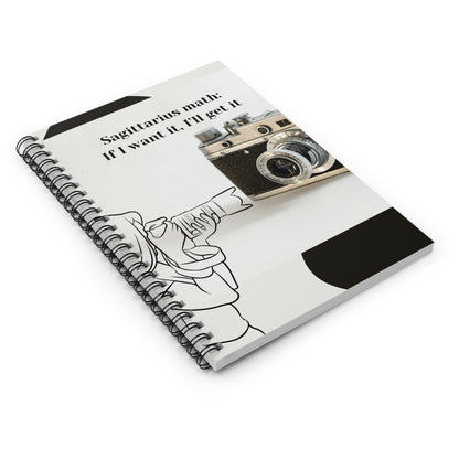 TE Note "Sagittarius math" spiral notebook