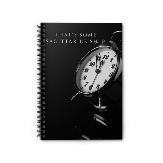 TE Note "Sagittarius understanding" spiral notebook