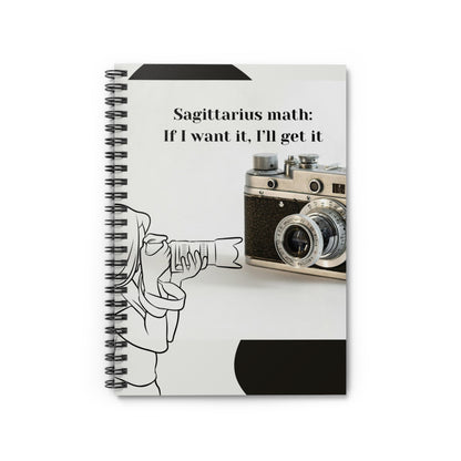 TE Note "Sagittarius math" spiral notebook