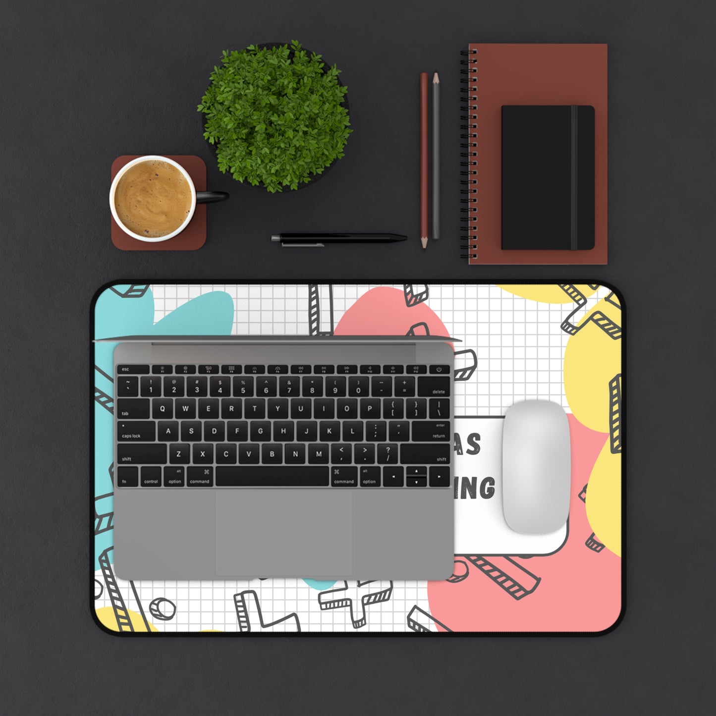 TE Note "The Math part"  Large Desk Mat