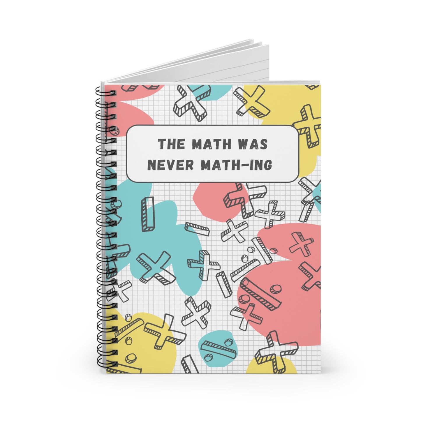 TE Note "The Math part" spiral notebook