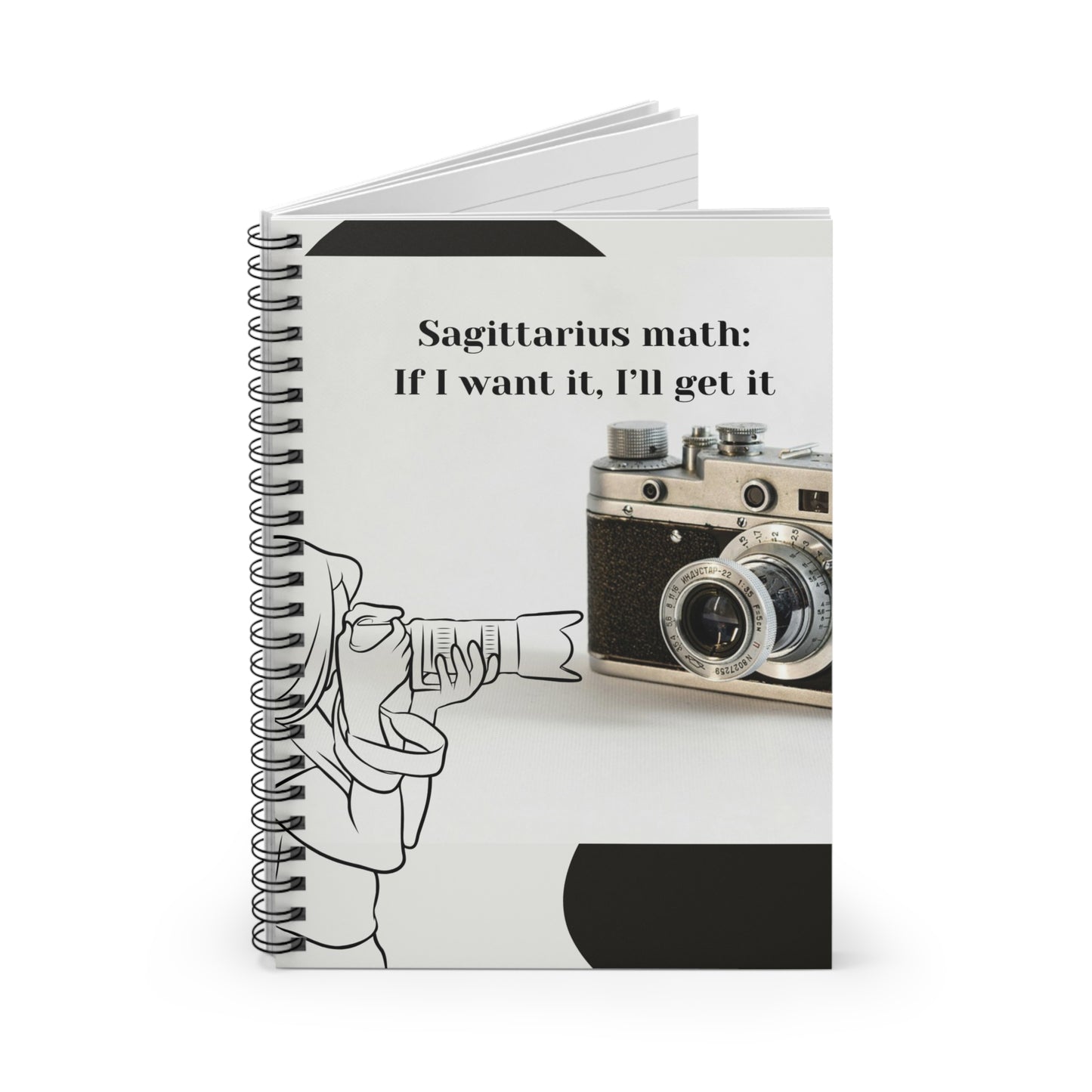 TE Note "Sagittarius math" spiral notebook