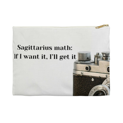 Sagittarius “If I Want It” Accessory Pouch